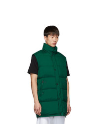 Kenzo Green Down Elongated Puffer Jacket