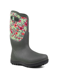 Bogs Neo Classic Tall Vine Floral Waterproof Rain Boot