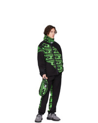 Perks And Mini Black And Green Edition Fleece Scarf