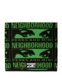 Perks And Mini Black And Green Edition Fleece Scarf
