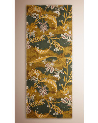 Burberry Bohemian Floral Print Cashmere Scarf