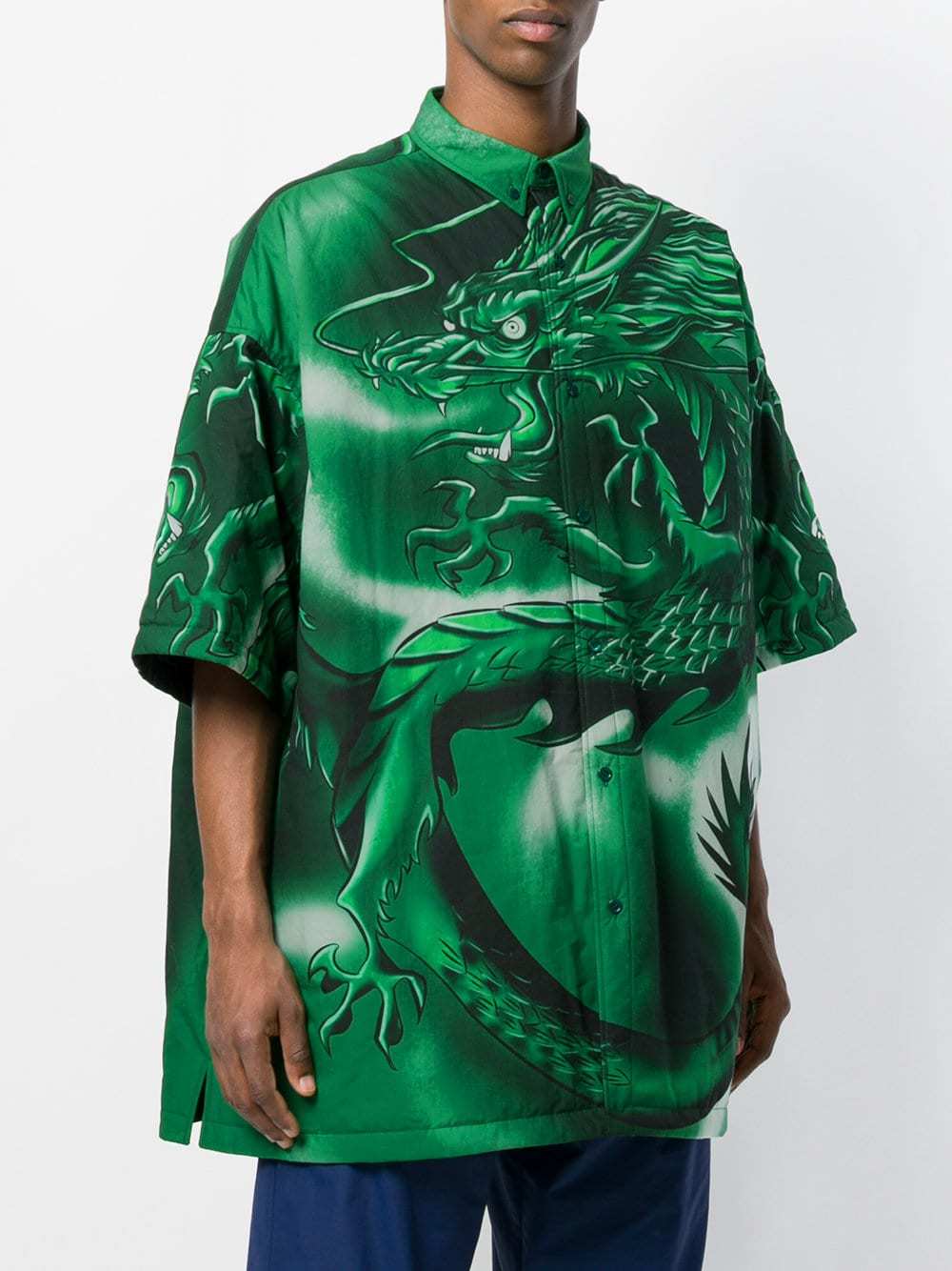skade uddøde molekyle Balenciaga Bal Dragon Shirt, $1,364 | farfetch.com | Lookastic
