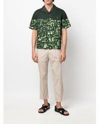 Neil Barrett Graphic Print Short Sleeve Shirt