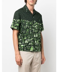 Neil Barrett Graphic Print Short Sleeve Shirt