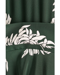 Rochas Printed Silk Dress