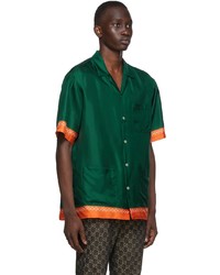 Gucci Green Musixmatch Edition 22705 Bowling Shirt
