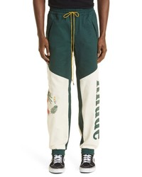 Rhude Cotton Twill Flight Pants In Greencreme At Nordstrom