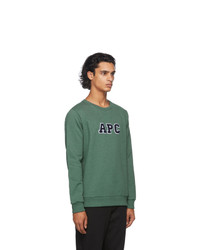 A.P.C. Green Malcolm Sweatshirt