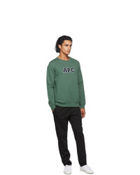 A.P.C. Green Malcolm Sweatshirt