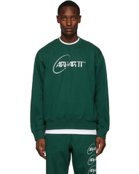 CARHARTT WORK IN PROGRESS Green Orbit Sweatshirt