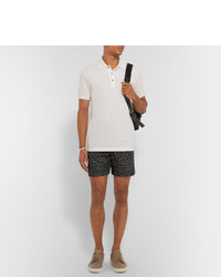 Dolce & Gabbana Slim Fit Mid Length Printed Swim Shorts
