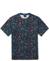 Paul Smith Ps By Printed Cotton Jersey T Shirt