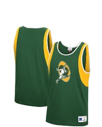 Mitchell & Ness Green Green Bay Packers Matchup Historic Logo Tank Top