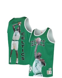 Mitchell & Ness Kevin Garnett Kelly Green Boston Celtics Hardwood Classics Player Tank Top