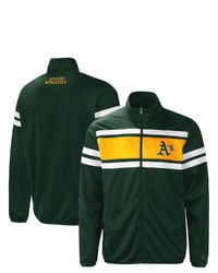 G-III SPORTS BY CARL BANKS Greengold Oakland Athletics Power Pitcher Full Zip Track Jacket At Nordstrom