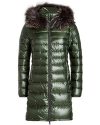Duvetica Down Coat With Fur Trimmed Hood