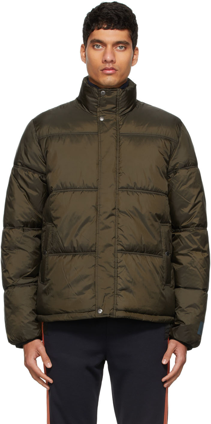 Ps By Paul Smith Green Fibre Quilted Jacket, $375 | SSENSE | Lookastic