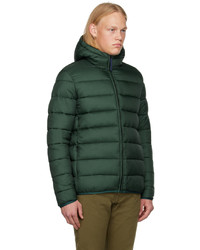 Ps By Paul Smith Green Wadded Jacket