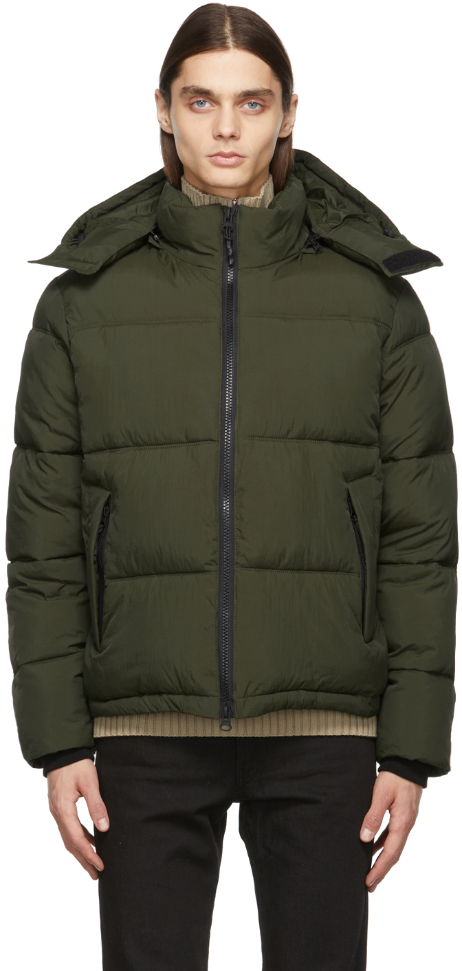 The Very Warm Khaki Puffer Jacket, $275 | SSENSE | Lookastic