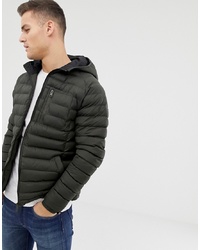 Threadbare Lightweight Puffer Jacket With Hood