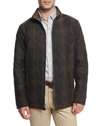 Peter Millar Chesapeake Quilted Cotton Jacket Olive