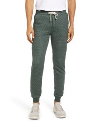 Marine Layer Corbet Quilted Joggers In Green Gables Heather At Nordstrom