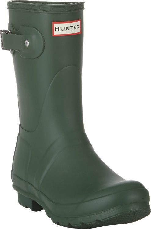 Hunter green shop short rain boots