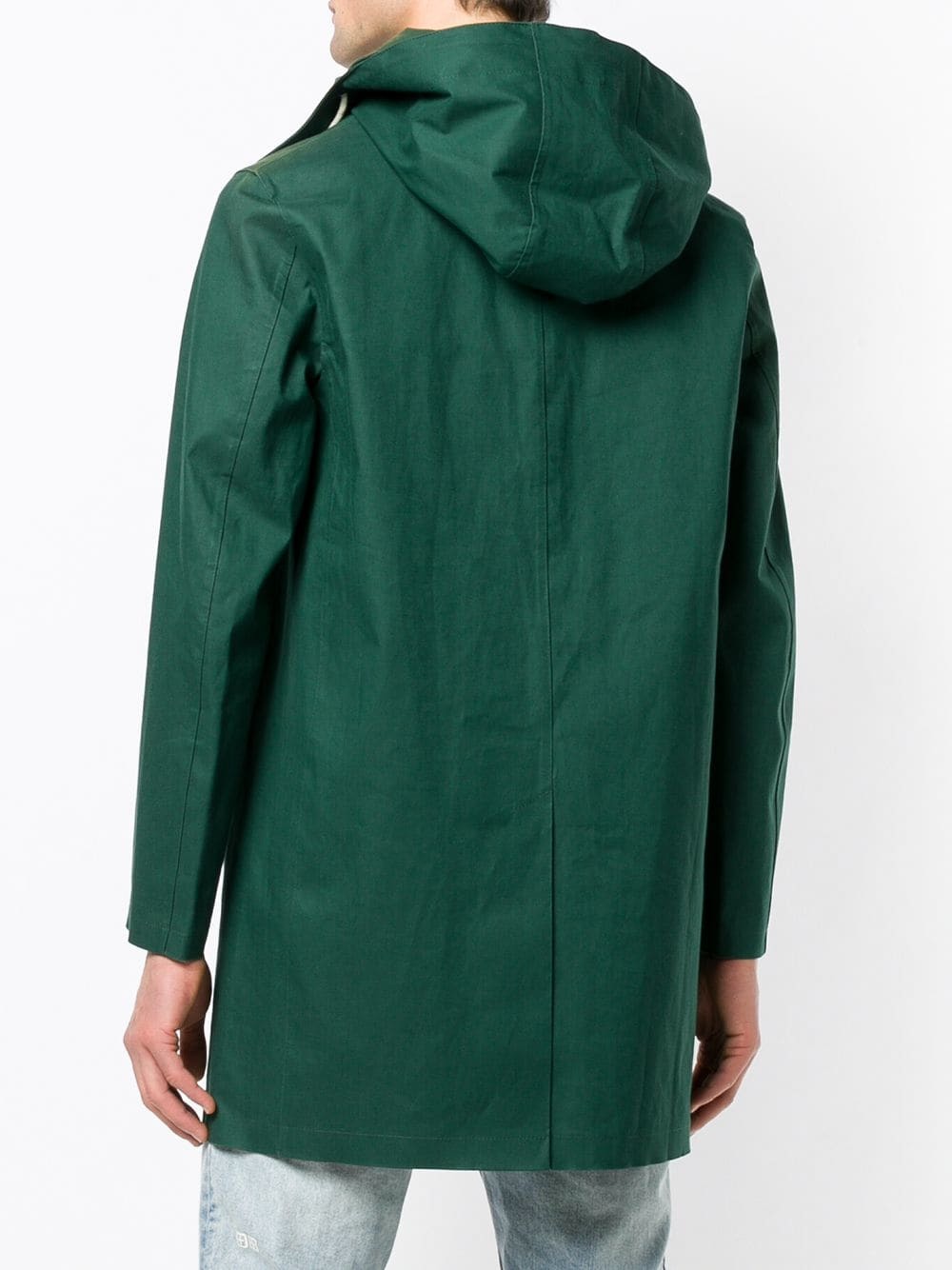 MACKINTOSH Cedar Bonded Cotton Short Coat Gr 010, $942 | farfetch