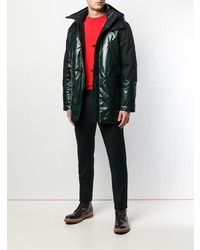 Ps By Paul Smith Contrasting Panels Parka Coat