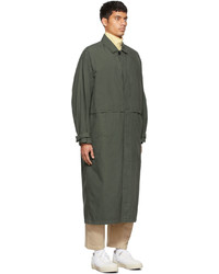 Lemaire Green Flap Trench Coat
