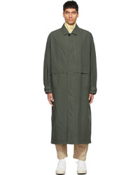 Lemaire Green Flap Trench Coat