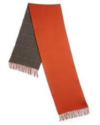 Saks Fifth Avenue Collection Glen Check Reversible Scarf