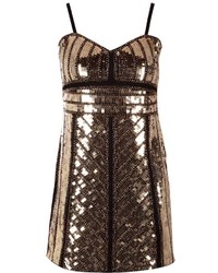 Boohoo Boutique Gigi Sequin Strappy Bodycon Dress