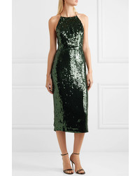 Jason Wu Collection Open Back Sequined Tte Midi Dress