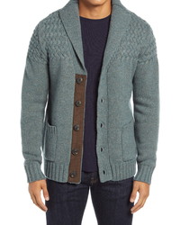 Schott NYC Wool Blend Cardigan Sweater