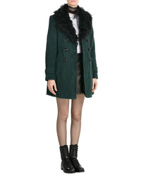 RED Valentino Sheepskin Coat With Shearling