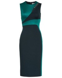 Versace Collection Staple Detail Cutout Dress