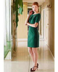East Concept Fashion Ltd Ritzy Wishes Sheath Dress In Forest