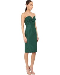 Zac Posen Strapless Fitted Cocktail Dress