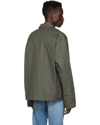 Acne Studios Green Cotton Jacket
