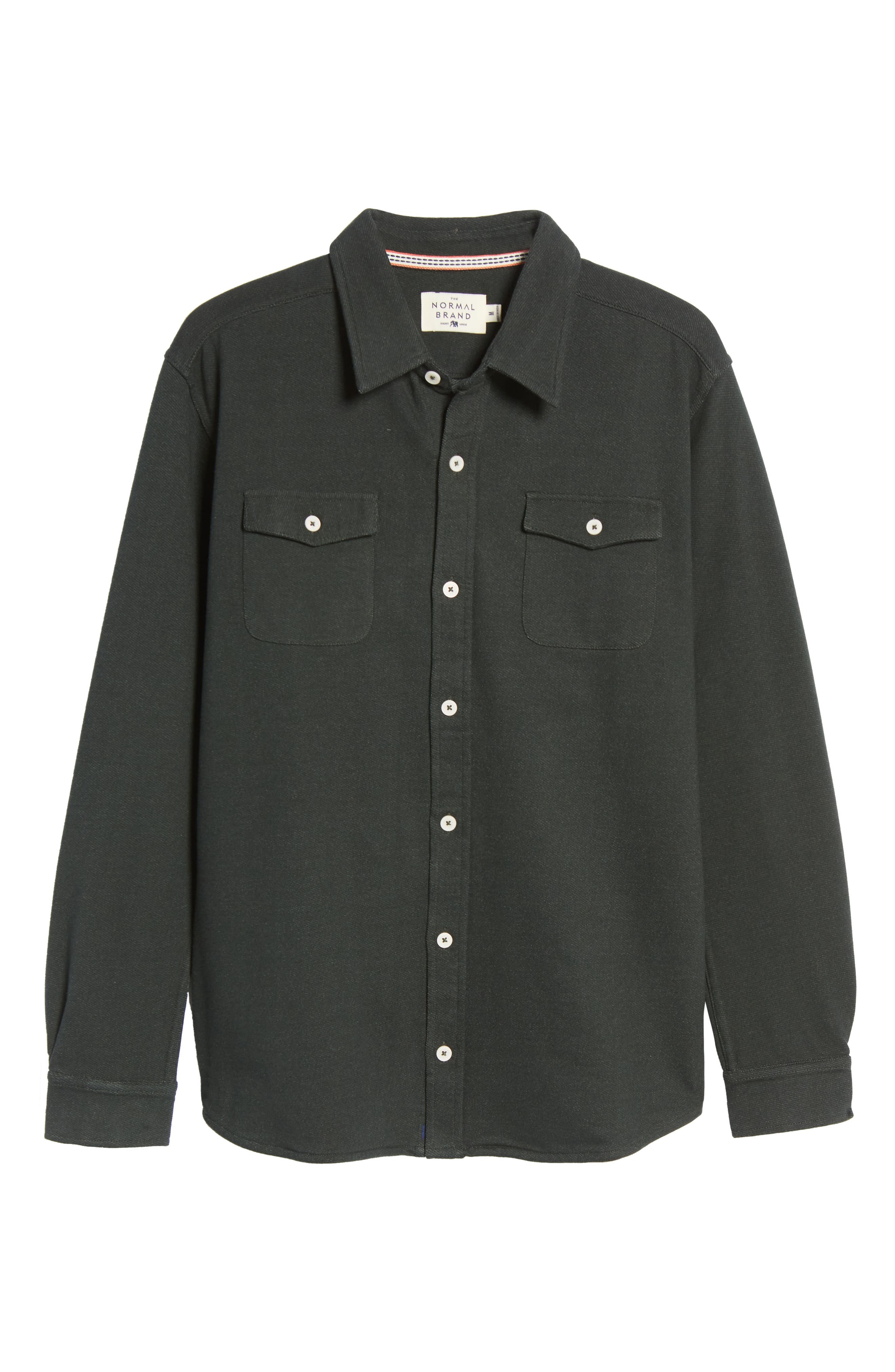 The Normal Brand Workman Knit Shirt Jacket, $118 | Nordstrom | Lookastic