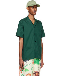 Bather Green Cotton Shirt