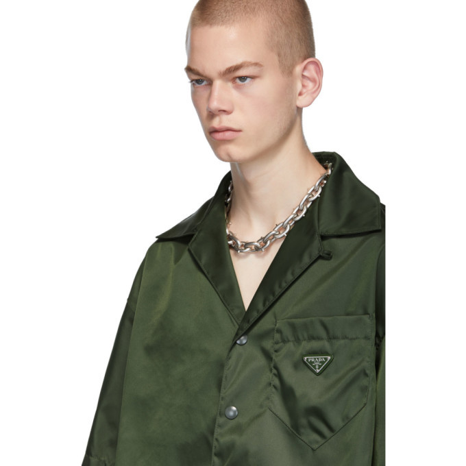 Prada nylon gabardine cheap shirt