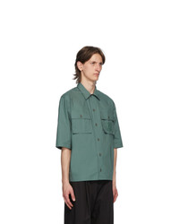 MAISON KITSUNÉ Green Pockets Over Shirt
