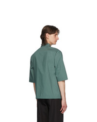 MAISON KITSUNÉ Green Pockets Over Shirt