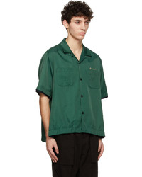 Sacai Green Rayon Shirt