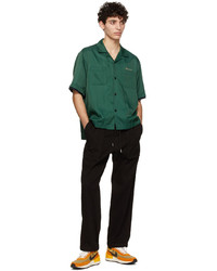 Sacai Green Rayon Shirt