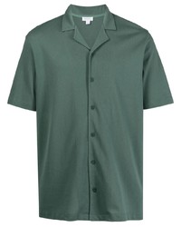 Sunspel Short Sleeve Cotton Shirt