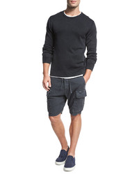 Vince Drop Rise Military Cargo Shorts