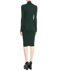 Nina Ricci Wool Silk Turtleneck Dress